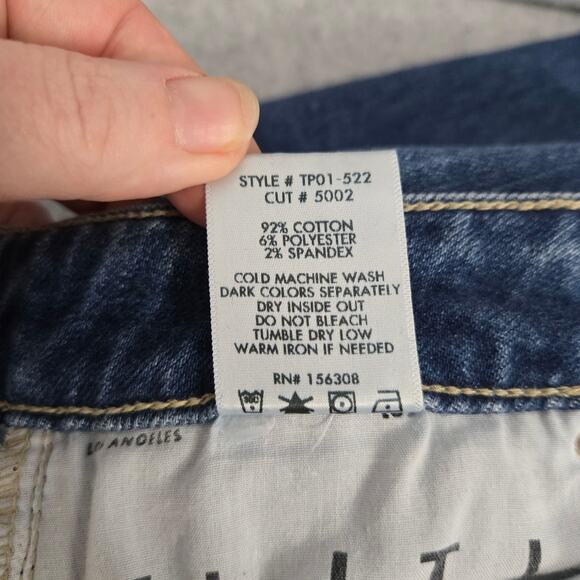 L.T.J Letter To Juliet Stretch Ankle Jeans Size 28 - Picture 5 of 5